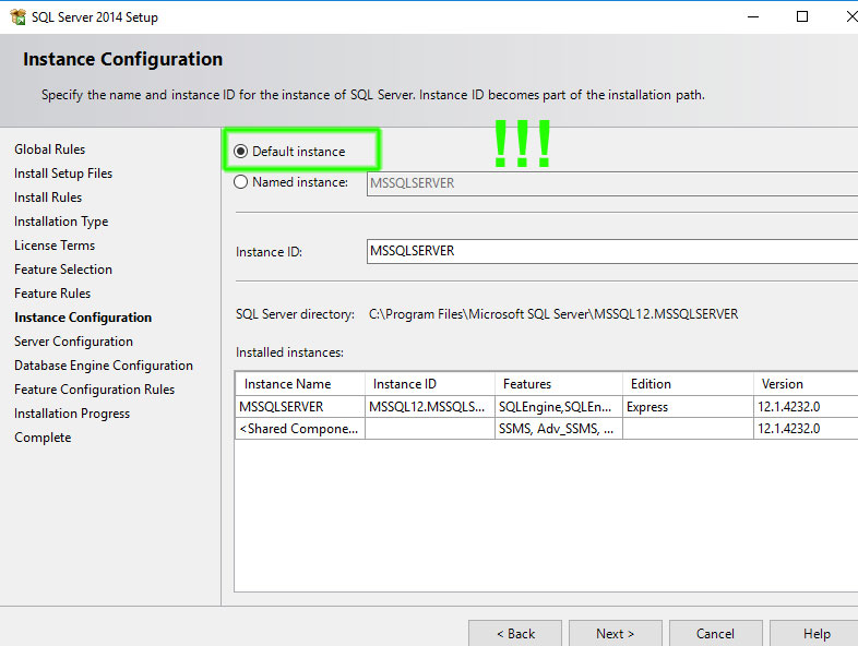 Настройка ms sql express при установке spds x64 для autocad